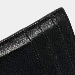 Fendi Black Leather F is Fendi Card Holder