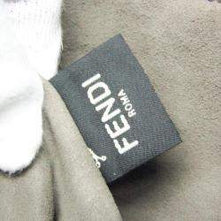 Pre Owned Fendi Red Leather Mon Tresor Bucket Bag