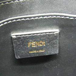 Pre Owned Fendi Yellow Leather Roma Shopping Bag
