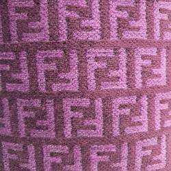 Fendi Purple Fabric Montresor Mini Bucket Bag