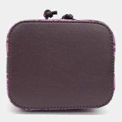 Fendi Purple Fabric Montresor Mini Bucket Bag