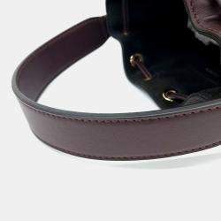 Fendi Purple Fabric Montresor Mini Bucket Bag
