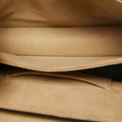 مملوكة مسبقًا Fendi Brown/Black FF Leather Mini Kan I Shoulder Bag