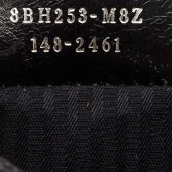 Pre Owned Fendi Black Patent Leather Petite 2Jours Tote