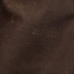 Pre Owned Fendi Tobacco Zucca Canvas and Leather Mama Baguette Bag