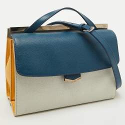 Fendi Multicolor Leather Small Demi Jour Top Handle Bag