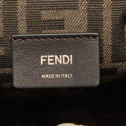 Pre Owned Fendi Brown Leather Medium First Shoulder Bag