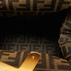 Pre Owned Fendi Brown Leather Medium First Shoulder Bag