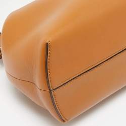 Pre Owned Fendi Brown Leather Medium First Shoulder Bag