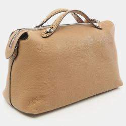 Fendi Brown Leather By The Way Selleria Handbag