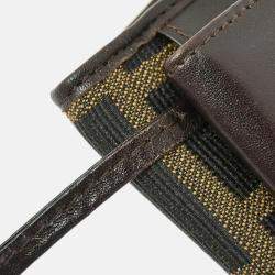 Fendi Brown Zucca Canvas Wallet