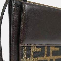 Fendi Brown Zucca Canvas Wallet