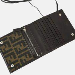 Fendi Brown Zucca Canvas Wallet