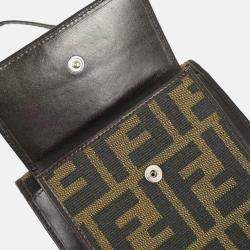 Fendi Brown Zucca Canvas Wallet