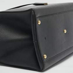 Pre Owned Fendi Black Leather Large 3Jours Tote