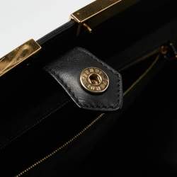 Pre Owned Fendi Black Leather Large 3Jours Tote