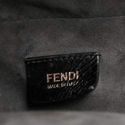Pre Owned Fendi Black Leather Large 3Jours Tote