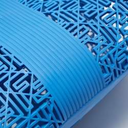 مملوكة مسبقًا Fendi Blue Zucca Rubber Forty8 Basket Tote