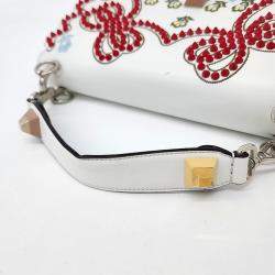 Pre Owned Fendi Multicolor Leather Kan I Shoulder Bag