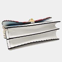 Pre Owned Fendi Multicolor Leather Kan I Shoulder Bag