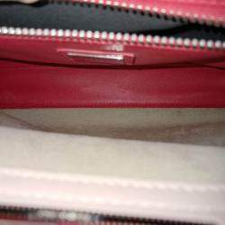 Fendi Pink Leather Peekaboo Regular Bag