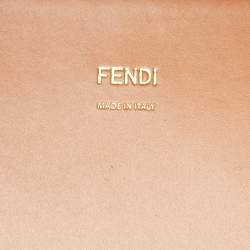 Pre Owned Fendi Brown Leather Medium Sunshine Shopper Tote
