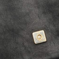 Pre Owned Fendi Black Leather Mamma Forever Shoulder Bag