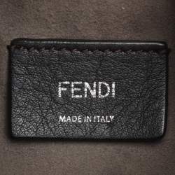 Fendi Burgundy Leather Mini Mon Tresor Bucket Bag