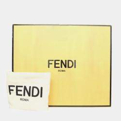 Fendi Light Brown, Black Runaway Tote Bag