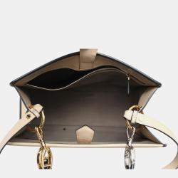 Fendi Light Brown, Black Runaway Tote Bag