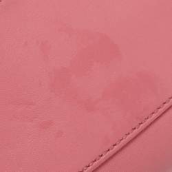 مملوكة مسبقًا Fendi Pink/Green Leather Mini Peekaboo Top Handle Bag