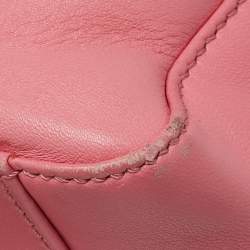 مملوكة مسبقًا Fendi Pink/Green Leather Mini Peekaboo Top Handle Bag