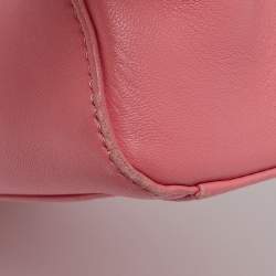 مملوكة مسبقًا Fendi Pink/Green Leather Mini Peekaboo Top Handle Bag
