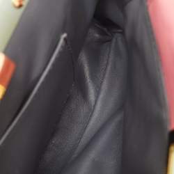 مملوكة مسبقًا Fendi Pink/Green Leather Mini Peekaboo Top Handle Bag