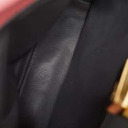 مملوكة مسبقًا Fendi Pink/Green Leather Mini Peekaboo Top Handle Bag