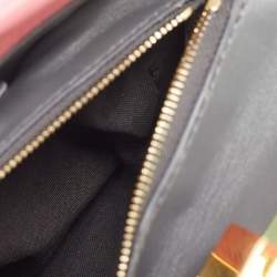 مملوكة مسبقًا Fendi Pink/Green Leather Mini Peekaboo Top Handle Bag