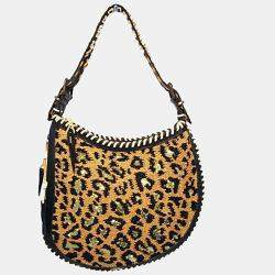 Fendi Beaded Safari Shoulder Bag