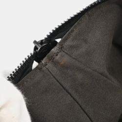 مملوكة مسبقًا حقيبة يد توتس فندي زوتشينو قماش أسود