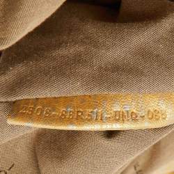 مملوكة مسبقًا Fendi Metallic Gold Textured Leather Spy Hobo