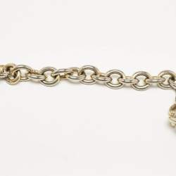 مملوكة مسبقًا Fendi Green Zucchino Coated Canvas Forever Baguette Bag