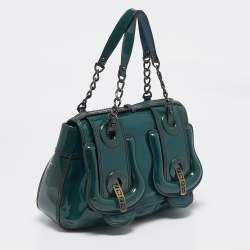 مملوكة مسبقًا Fendi Blue Patent Leather B Shoulder Bag