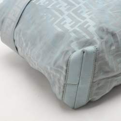 مملوكة مسبقًا Fendi Light Blue Nylon Tote