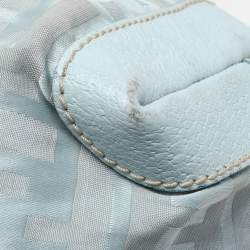 مملوكة مسبقًا Fendi Light Blue Nylon Tote