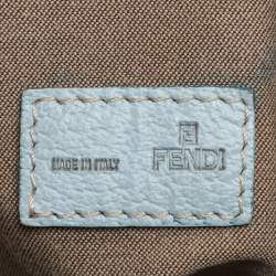 مملوكة مسبقًا Fendi Light Blue Nylon Tote