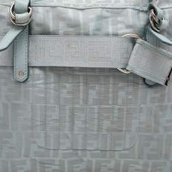 مملوكة مسبقًا Fendi Light Blue Nylon Tote