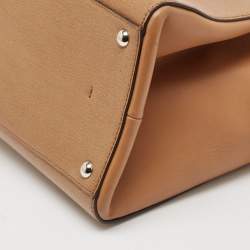 Pre Owned Fendi Brown Leather Large 3Jours Tote