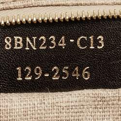 Pre Owned Fendi Multicolor Leather and Python Silvana Top Handle Bag