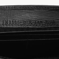 Fendi Black Leather 2Jours Continental Wallet