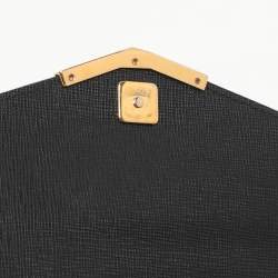 Fendi Black Leather 2Jours Continental Wallet