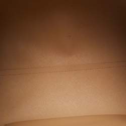 Pre Owned Fendi Beige Leather Hypnoteyes Shopping Tote